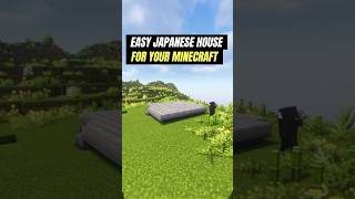 Easy Japanese House Tutorial In Minecraft [upl. by Resarf]