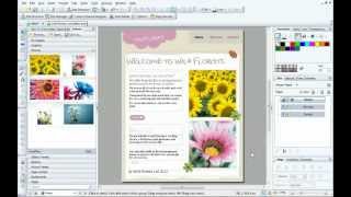 Serif WebPlus X6 Tutorial  Creating a Site From Scratch [upl. by Mandal547]