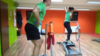 SKI SYSTEM TRAINING  MEDIUM INTENSITY WORKOUTS WITH 2KG WEIGHTS [upl. by Doley]