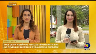 Mais de um milhão de pessoas devem participar do réveillon 20232024 em Balneário Camboriú [upl. by Elehcir]