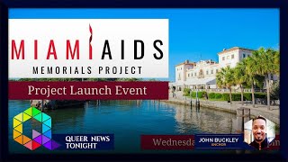 John Buckley Hosts Miami Aids Memorials Project At Vizcaya Museum April 10 [upl. by Bonnes571]