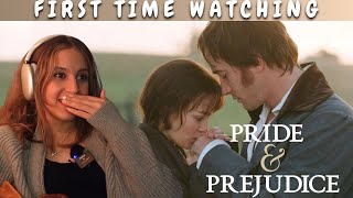 this gave me butterflies  Pride and Prejudice 2005 ♡ MOVIE REACTION  FIRST TIME WATCHING [upl. by Oicor]