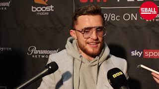 Bellator 217  Humbled James Gallagher dedicates win to sick grandfather [upl. by Ailb]