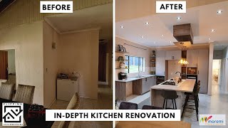 InDepth Kitchen Renovation  Project O  Before amp After  with Moremi Kitchens [upl. by Aroon]