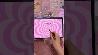 how I customize my Samsung tablet 💗 aesthetic homescreen lockscreen  galaxy tab S9  android tips [upl. by Boser]