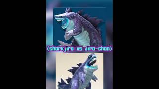 Sharkjira Vs JiraChan edit 1v1 godzilla [upl. by Obrien483]