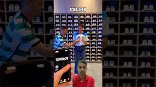 Shoes 👟 challenge challenge shortvideos greenscreen youtubeshorts trending shorts celine [upl. by Yelkrab]