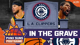 POSTGAME Phoenix Suns Booker BATTLE Back To Put Clippers Harden In The GRAVE On Halloween [upl. by Cleo]