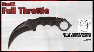 United® Honshu Karambit Black Shoulder Harness [upl. by Randi]