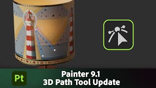 3D Path Tool Updates in Substance 3D Painter  Adobe Substance 3D [upl. by Namlaz617]