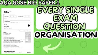 GCSE BIOLOGY Every Single Exam Question Organisation [upl. by Sumner]