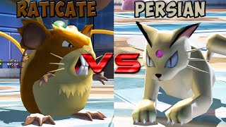 Pokemon battle revolution  Raticate vs Persian [upl. by Yngiram]