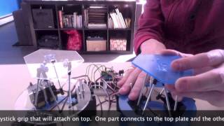 DIY Arduino 6DOF Joystick Stewart Platform Doppleganger [upl. by Melisenda314]