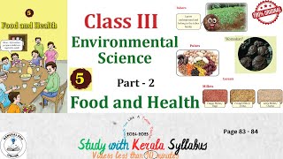 Class 3 EVS Unit 5 I Food and Health Page 83  84 GeneralEduOnline SCERT Kerala [upl. by Sheffy122]