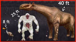 Carnivores Ice Age Size Comparison [upl. by Assilem337]