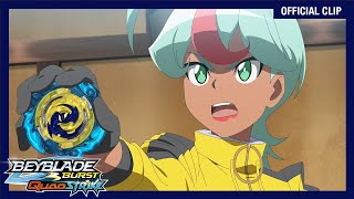 Pri vs Dante Strategizing  Brazil BEYBLADE BURST QUADSTRIKE EP5  Official Clip [upl. by Hsara]