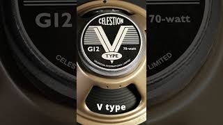 Celestion V type vs greenback H heritage 55hz classic lead 80 and alnico gold guitarspeakers [upl. by Neit]