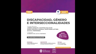 DISCAPACIDAD GÉNERO E INTERSECCIONALIDADES II [upl. by Anitnahs]