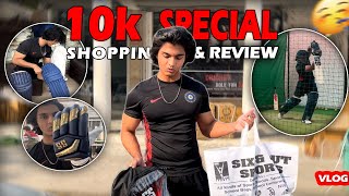 10K SUBSCRIBERS HOGAYE😍  Buying New Cricket Equipment  My NEW CRICKET BAT🔥🏏 [upl. by Ardme]