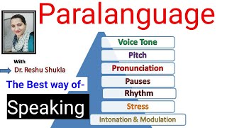 PARALANGUAGEParalinguistics PronunciationTonePitchModulationArticulation RhythmVoice Quality [upl. by Hogan327]