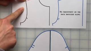 Armhole Gaping – Shoulder Slope Issue  How to fix a shoulder slope fitting issue on your pattern [upl. by Buxton]