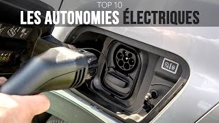 Top 10 des meilleures autonomies électriques [upl. by Gathers242]