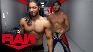 Mustafa Ali credits win with Mansoor to beginner’s luck Raw Exclusive July 26 2021 [upl. by Alena922]