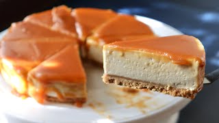 Caramel cheesecake recipe  no bake caramel cheesecake recipe  homemade caramel sauce recipe [upl. by Okramed356]