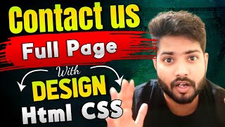 Complete Contact us Page 🔥  Part13  html CSS Complete Projects webdesignCodeDynamo2456 [upl. by Gewirtz]