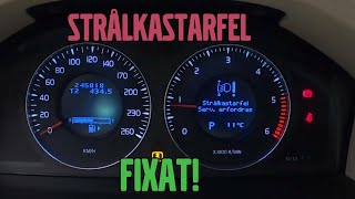 Strålkastarfel service erfordras på en Volvo Så här fixar man [upl. by Guillemette]