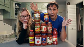 Finding the BEST Grocery Store Pasta Sauce [upl. by Petronilla]