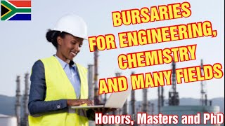 100 BURSARY FOR ENGINEERING CHEMISTRY AND OTHER FIELDS 2023  SOUTH AFRICAN BURSARY  CSIR 2023 [upl. by Allister904]