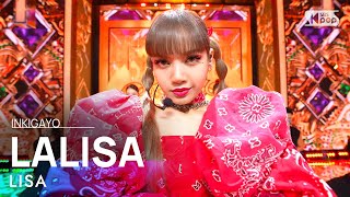 LISA리사  LALISA 인기가요 inkigayo 20210919 [upl. by Salem]