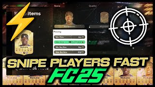 How to Quickly Buy Cards Off the Transfer Market in FC 25 Ultimate Team  Sniping Tutorial 🔥 [upl. by Jahdal251]