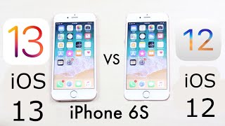 iPHONE 6S iOS 13 VS iOS 12 Comparison [upl. by Aelyak]