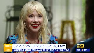 Carly Rae Jepsen 2023 TODAY Australian Interview [upl. by Aisac]