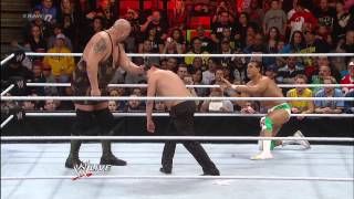 Alberto Del Rio vs Big Show  Raw Roulette Body Slam Challenge Raw Jan 28 2013 [upl. by Enttirb271]