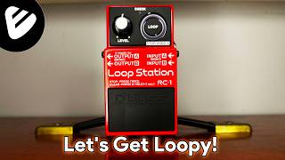 Boss RC1 Loop Station Review Demo and Tutorial [upl. by Odilo]