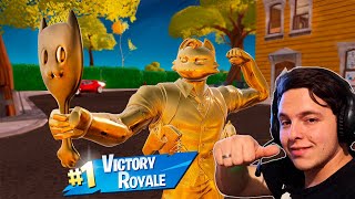 JOGANDO COM MIAUDAS  REI DO OURO  FORTNITE REMIX 2 [upl. by Amsirp]