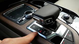 Audi 2018 Q7 SQ7 A7 Q5 Gear Selector tiptronic detail explanation [upl. by Reltuc44]