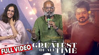 Full Video  GOAT Trailer Launch  GOAT Press Meet  Thalapathy Vijay Venkat Prabhu Archana [upl. by Pat]