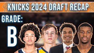 Pacome Dadiet the most underrated Tyler Kolek a major steal  2024 Knicks Draft Recap [upl. by Trellas]