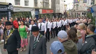 Helston Flora Day 2024  7 o clock Dance [upl. by Noned]