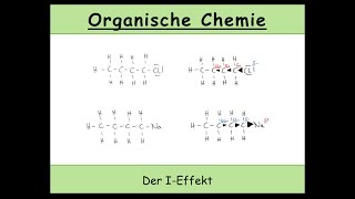 Der IEffekt in der organischen Chemie induktiver Effekt 12 [upl. by Fitzger]