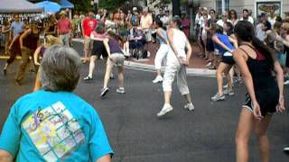 Song 2 Blacksburg Jazzercise Flash Mob at Steppin Out 862011 [upl. by Kate]