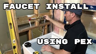 How To Install TubShower Faucet [upl. by Aenit895]