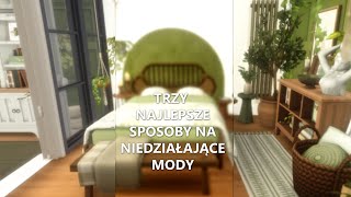 TRZY PROSTE SPOSOBY NA NIEDZIAŁAJĄCE MODY DO THE SIMS 4 shorts [upl. by Oironoh]