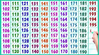 🦜500 Learn Counting from 1 to 500 Big numbers 1 to 500 123 1 2 3 4 5 6 7 8 9 10 ginti counting [upl. by Ailam]