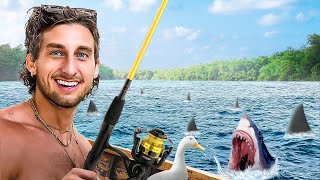 I Went Shark Fishing With My Pet Duck [upl. by Yrtsed]