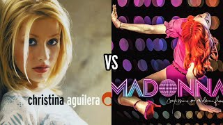 Christina Aguilera Christina Aguilera vs Confessions On a Dance Floor Madonna  Album Batlle [upl. by Eelirol545]